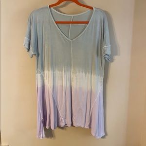 Oversized tie dye top! So cute!